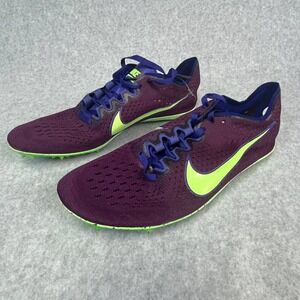 Nike Track Spikes Men's 7 Zoom Victory 3 Burgundy Lime Blast Racing Sprint